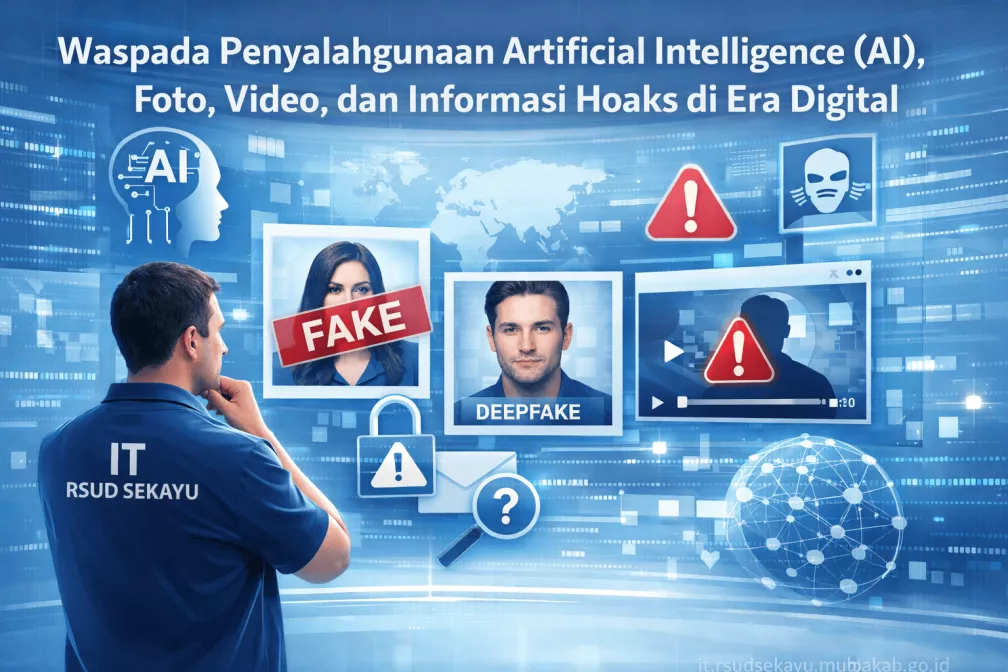 Waspada Penyalahgunaan Artificial Intelligence (AI), Foto, Video, dan Informasi Hoaks di Era Digital